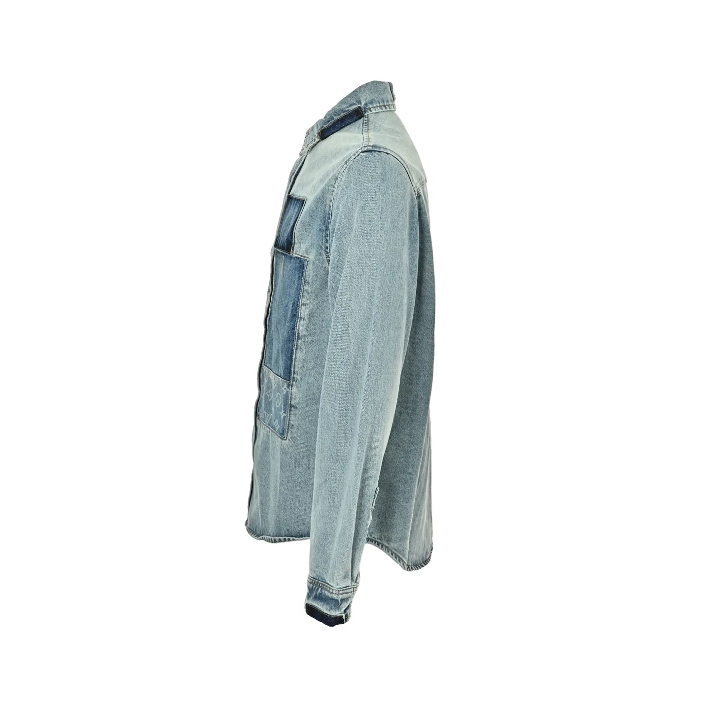 Louis Vuitton/Louis Vuitton presbyopic patchwork denim jacket